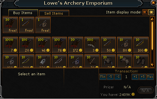 Lowes archery emporium