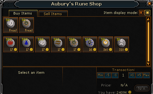 Auburys rune shop