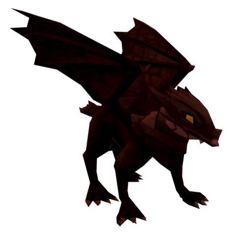 Baby black dragon - RuneScape Monster - RuneHQ