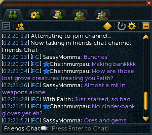 How to Open the Chat in RuneScape